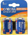 Onecell Ultra Dijital Alkalin D Boy Pil 2Li