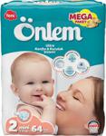 Önlem Bebek Bezi 2 Beden Mini 3-6 kg Mega Paket 64 Adet