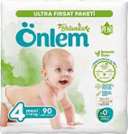 Önlem Bebek Bezi Botanika Ultra Fırsat Pk Beden: 4 (7 - 14 Kg) Maxi 90'Lı