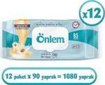 Önlem Ultra Soft 90 Yaprak 12'li Paket Islak Mendil