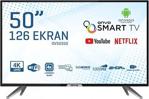 Onvo 50'' 127 Ekran Uydu Alıcılı 4K Ultra Hd Smart Led Tv