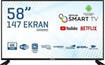 Onvo 58" 147 Ekran Uydu Alıcılı 4K Ultra Hd Smart Led Tv