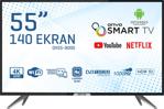 Onvo Ov55-9000 4K Ultra Hd 55" 140 Ekran Uydu Alıcılı Smart Led Tv