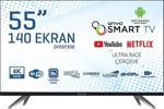 Onvo Ov55F350 4K Ultra Hd 55" 140 Ekran Uydu Alıcılı Android Smart Led Tv