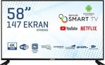 Onvo Ov58350 4K Ultra Hd 58" 147 Ekran Uydu Alıcılı Android Smart Led Tv