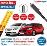 Opel Corsa D / E İnwells Muz Silecek Takımı (2006-2019)