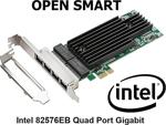 Open Smart Ops01G64Nt Quad / 4 Port Intel 82576Eb Gigabit Pcı-E X1 Ethernet Kart