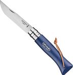 Opinel Inox Trekking 8 No Paslanmaz Çelik Çakı, Mavi, 8.5 Cm