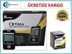 Opti̇ma Kan Sekeri̇ Ölçüm Ci̇hazi + 1 Kutu Stri̇p (50 Adet)