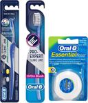 Oral-B Arayüz Diş Fırçası + Ortodontik Diş Fırçası 35 Soft + Essential Floss Diş Ipi 50 M