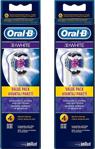 Oral-B Diş Fırçası Yedek Başlığı 3D White 4 Lü X 2 Adet