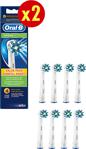 Oral-B EB50-4 Cross Action 4'lü x2 Adet Diş Fırçası Yedek Başlığı