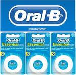 Oral-B Essential Floss Naneli 50 m 3'lü Adet Diş İpi