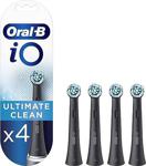 Oral-B Io Ultimate Clean Siyah Diş Fırçası Yedek Başlığı 4'Lü