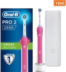 Oral-B Pro 2 2500 Cross Action Pembe Şarjlı Diş Fırçası