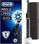 Oral B Pro 2500 Şarj Edilebilir Diş Fırçası Cross Action Siyah + Seyahat Kabı Tatlı Gülüşler