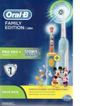 Oral-B Pro 500 Cross Action + Stages Power Aile Paketi Şarjlı Diş Fırçası