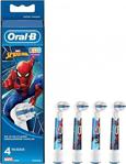 Oral-B Stages Çocuklar İçin Diş Fırçası Yedek Başlığı Spiderman 4 Lü