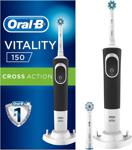 Oral-B Vitality D150 Cross Action + 1'li Yedek Başlık Hediyeli Şarj Edilebilir Diş Fırçası