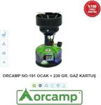 Orcamp Orgaz Köz Ocağı 230 Gr Gaz Kartuşlu Kamp Ocak No-191-230