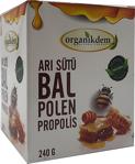 Organikdem Arı Sütü Bal Polen Propolis 240 Gr