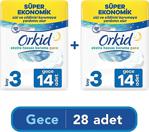 Orkid Extra Hassas Koruma Gece Süper Ekonomik Paket 28 Ped (14X2) Boy 3