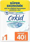 Orkid Extra Hassas Koruma Normal Boy 1 Hijyenik Ped 20'Li 2 Adet