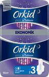 Orkid Platinum Gece 10'Lu Ekonomik Hijyenik Ped