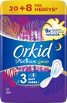 Orkid Platinum Gece 28'Li Hijyenik Ped