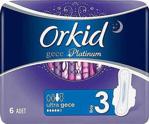 Orkid Platinum Gece 6'lı Hijyenik Ped