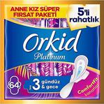 Orkid Platinum Hijyenik Ped Gündüz & Gece 64 Adet Anne Kız Paketi