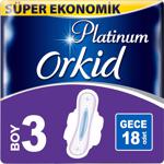 Orkid Platinum Ultra Gece 18'Li Hijyenik Ped