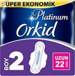 Orkid Platinum Uzun 22'li Süper Ekonomik Paket Hijyenik Ped