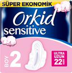 Orkid Sensitive Uzun 22'li Hijyenik Ped