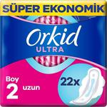 Orkid Ultra Ekstra Hijyenik Ped Uzun 22 Adet Süper Ekonomik Paket