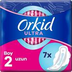 Orkid Ultra Ekstra Hijyenik Ped Uzun 7 Adet Tekli Paket