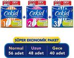 Orkid Ultra Extra Cesaret Paketi (56'Lı Normal+48'Li Uzun+40'Lı Gece)