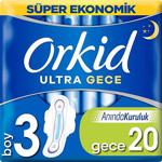 Orkid Ultra Extra Ekonomik Paket Gece 20'li Hijyenik Ped