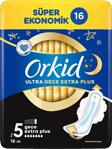 Orkid Ultra Extra Gece Extra Plus 16'Lı Hijyenik Ped