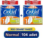 Orkid Ultra Extra Normal Cesaret Paketi 104'Lü