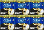 Orkid Ultra Gece Ekstra 4 No 18'Li X 6 Adet 108 Adet Ped