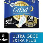 Orkid Ultra Gece Ekstra Plus Hijyenik Ped 5'Li Paket 8006540130186