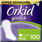 Orkid Yaprak Normal 100'Lü Dev Ekonomik Paket Günlük Ped