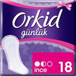 Orkid Yaprak Pamuk Gibi Yumuşak İnce 18 Adet Günlük Ped