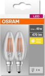 Osram Led Filament Ampul 4W Sarı Işık İnce Duy İkili Paket