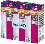 Osram Led Mum Ampul 5.7W 470 LM E14 Beyaz Işık 3'lü Paket