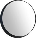 Otto Asu 70 Cm Siyah Yuvarlak Ahşap Çerçeveli Dekoratif Ayna