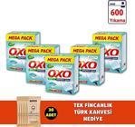 Oxo Bulaşık Makinesi Tableti Hepsi Bir Arada 600 Tablet Mega Paket Deterjan (5X120)