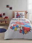 Özdilek Lisanslı Yatak Örtüsü Kapitoneli Spiderman Wall