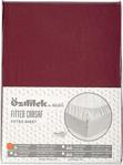 Özdilek Tek Kişilik Çarşaf Fitted Yastıklı Ranforce Trendy Bordo 100x200